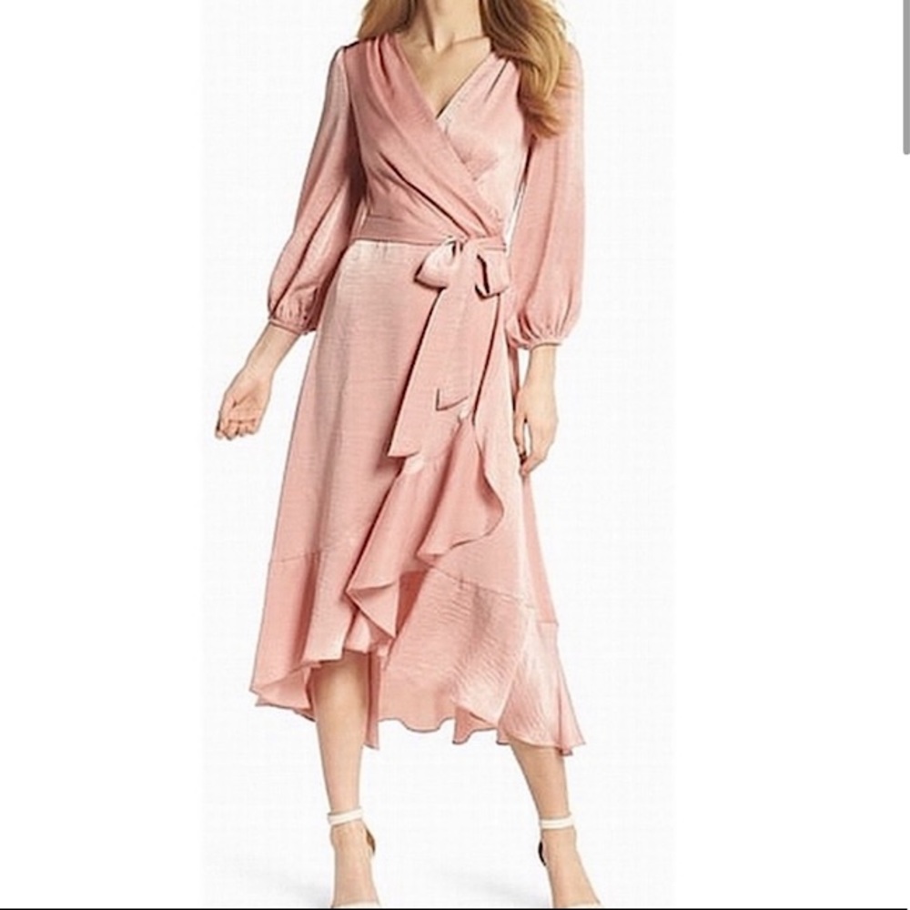 NWT Gal Meets Glam Jennifer Wrap Dress, Size 8